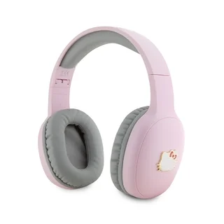 Headsett: Hello Kitty- vezeték nélküli fejhallgató, pink/szürke